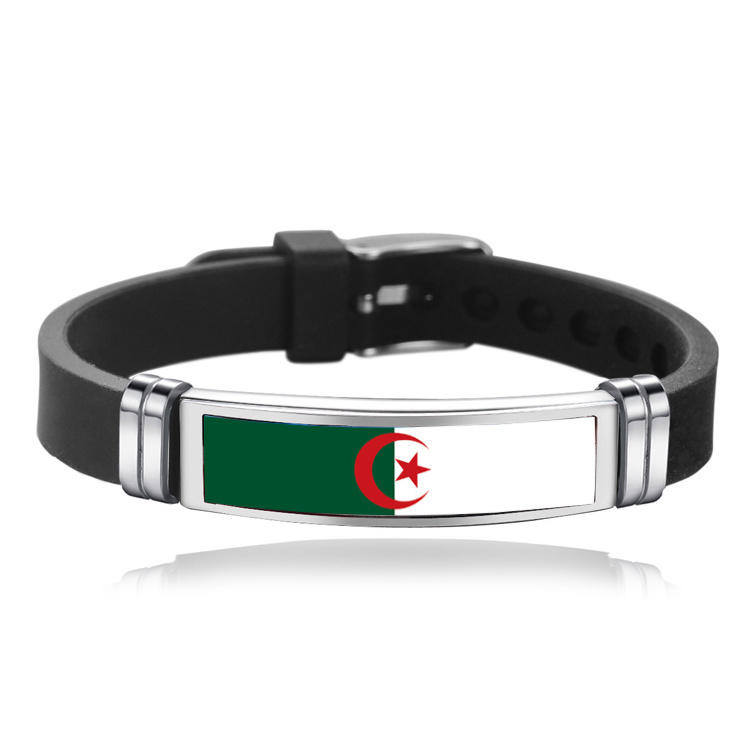 TOP 24 African team flag watch silicone bracelet,national countries African flag silicone rubber Ivory Coast Ethiopia  bracelet