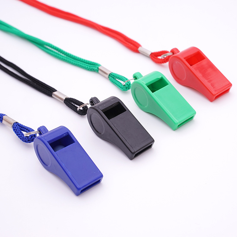 Wholesale Cheap Plastic whistles Multi Colors Custom Logo Print Whistles