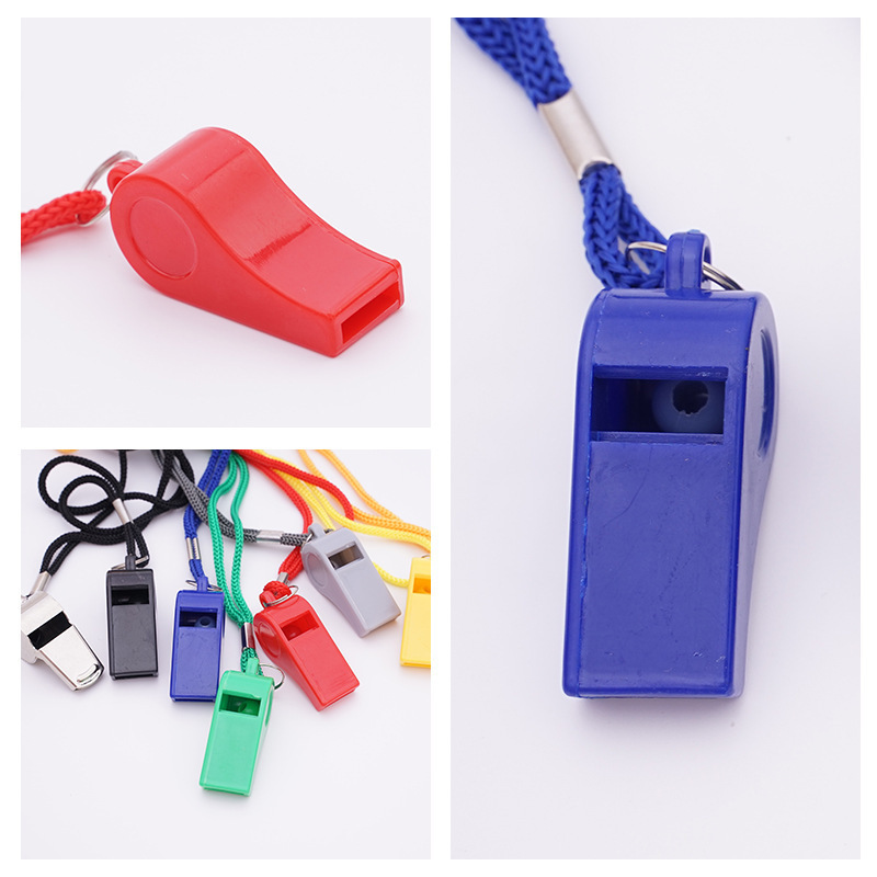 Wholesale Cheap Plastic whistles Multi Colors Custom Logo Print Whistles