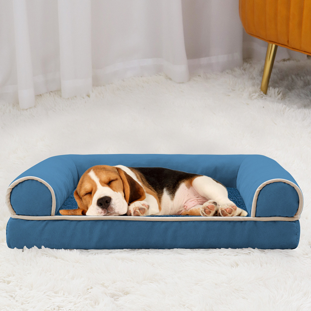 SUNGNAN custom pet beds for large dogs washable sofa memory foam dog bed orthopedic dog bed