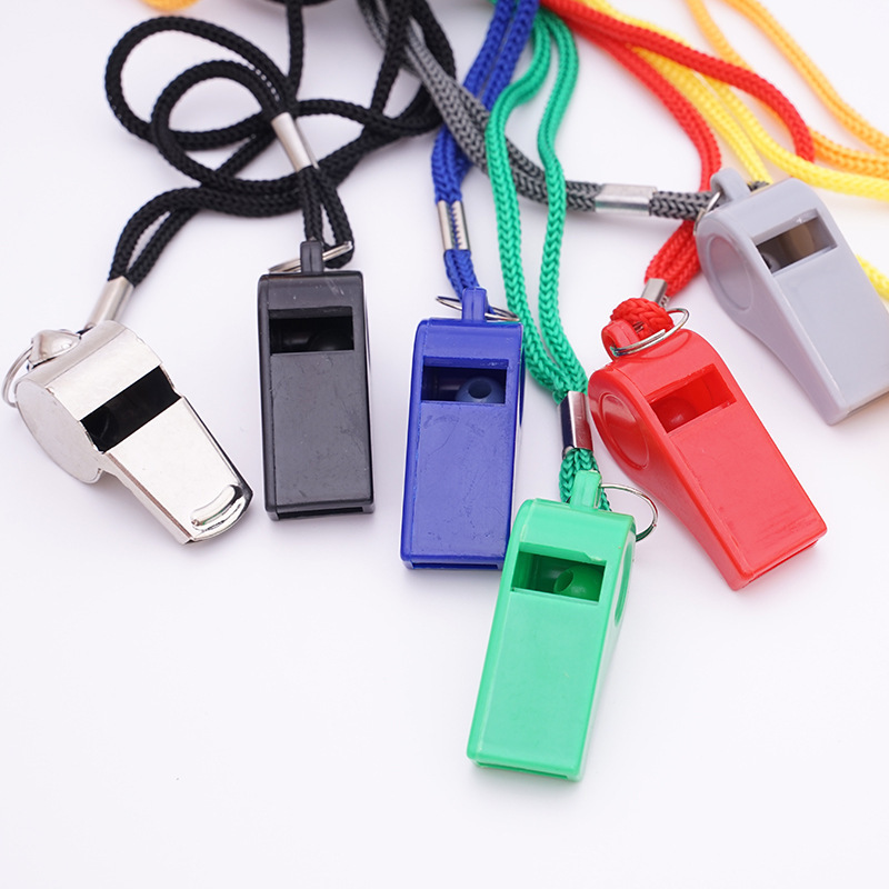 Wholesale Cheap Plastic whistles Multi Colors Custom Logo Print Whistles