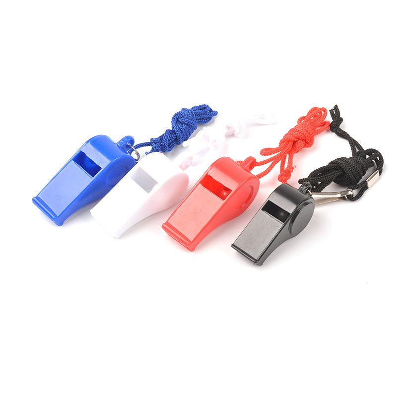 Wholesale Cheap Plastic whistles Multi Colors Custom Logo Print Whistles