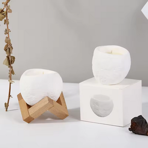 SuXiu OEM  Modern home decoration warm atmosphere builder Soft touch Minimalist life Lamb texture scented candle