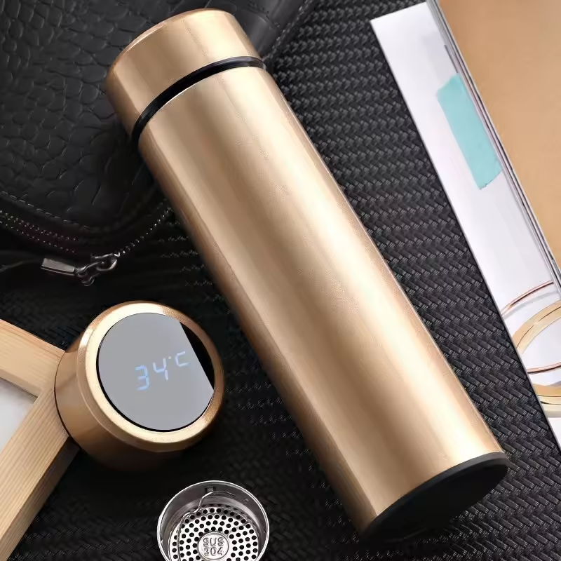 SuXiu OEM vacuum flask bottles smart water bottles Thermosphere Insight: Advanced Temperature Display Mug hockey water bottle