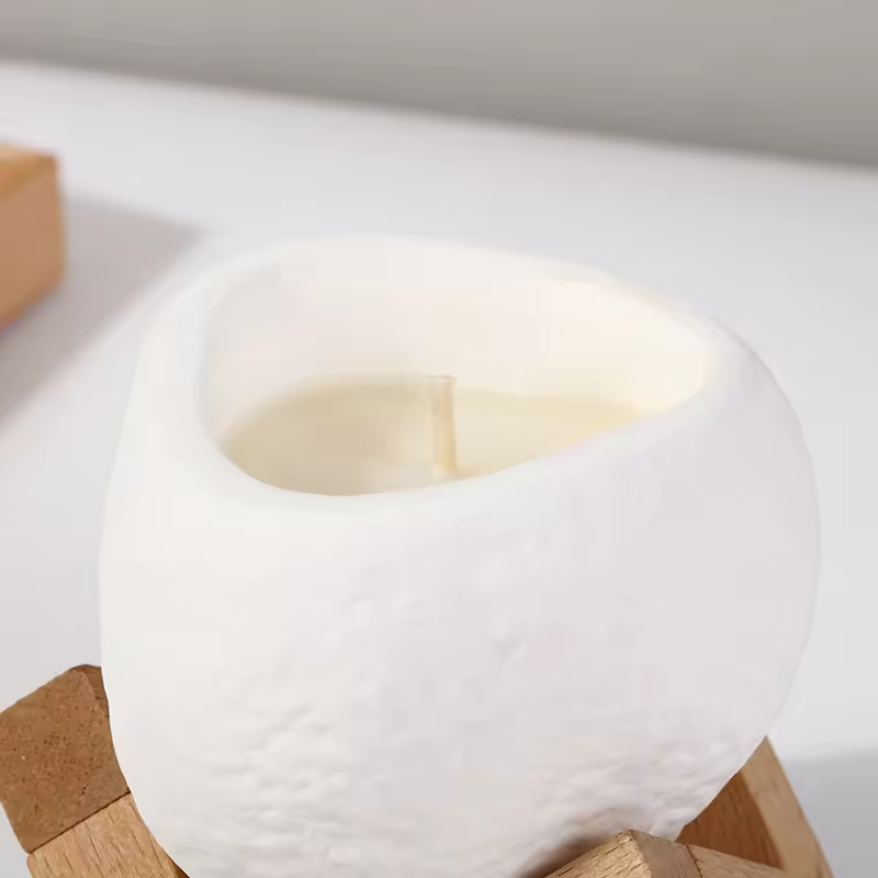 SuXiu OEM  Modern home decoration warm atmosphere builder Soft touch Minimalist life Lamb texture scented candle