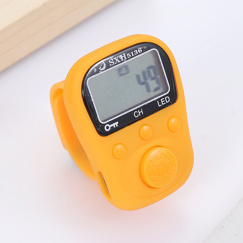 SXH5136 Factory Wholesale 5 Channels Electronics Digital Tally Counter with LED Rechargeable Battery Tasbih Digital