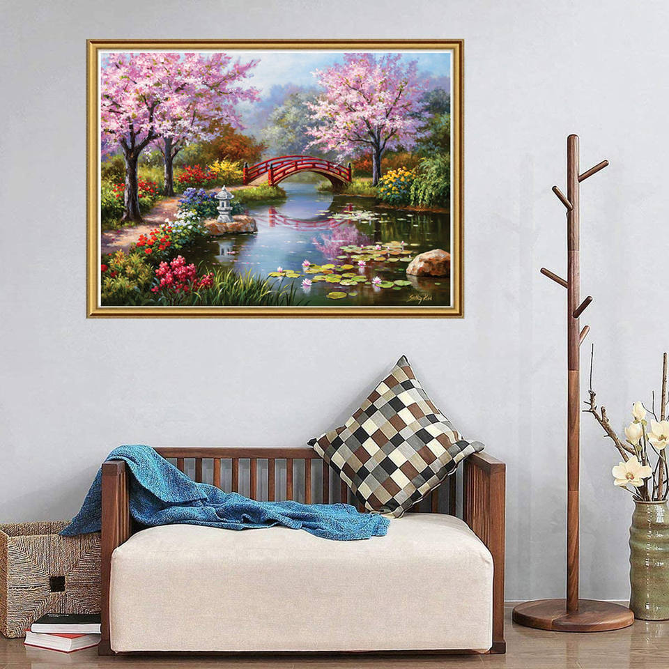 Popular Hand Embroidery Needlework New Wall Decoration 3D Free DMC Art Cross Stitch Patterns