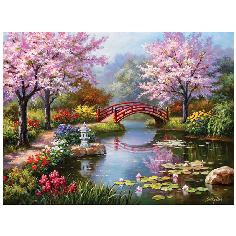 Popular Hand Embroidery Needlework New Wall Decoration 3D Free DMC Art Cross Stitch Patterns