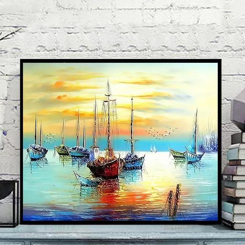 Handmade Oil Painting on Canvas Wall Art Decor Framed Canvas Prints Modern Inspirational Still Life Paintings Decor