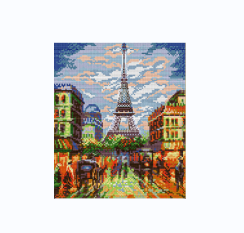 New Cross-StitcDIY Cross Stitch Kits Landscape Series Citiscape Landscape Decoration Wall Embroidery Kit