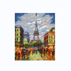 New Cross-StitcDIY Cross Stitch Kits Landscape Series Citiscape Landscape Decoration Wall Embroidery Kit