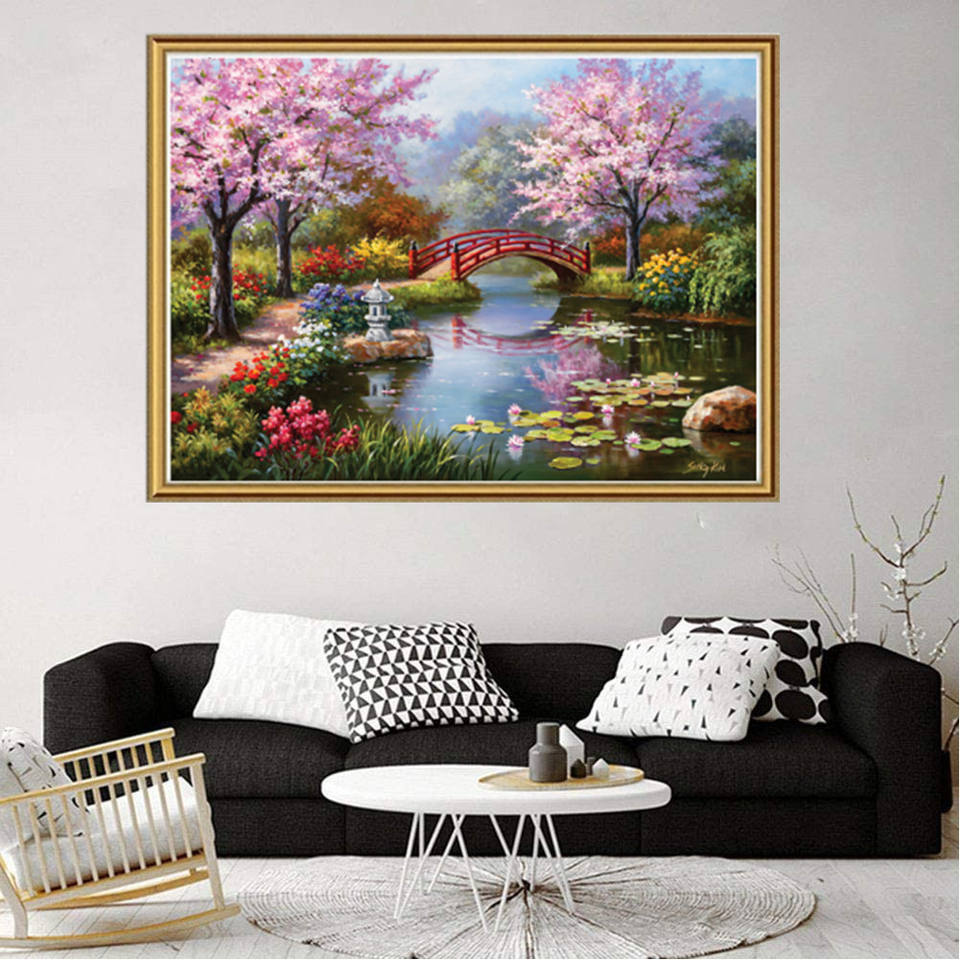 Popular Hand Embroidery Needlework New Wall Decoration 3D Free DMC Art Cross Stitch Patterns