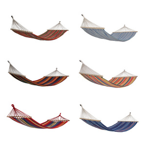 outdoors Foldable Tree Aerial Hanging Hammock Outdoor Lightweight Canvas Garden Portable Hammock Folding Camping Hammock Swing