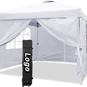 Canopy 10x10 Pop Up Commercial Instant Gazebo Tent Fully Waterproof Outdoor Party Canopies with Removable Sidewalls