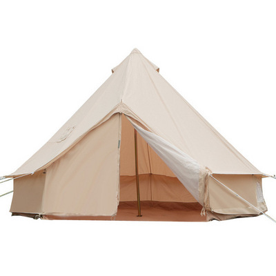 3M/4M/5M/6M Canvas Camping Tent Outdoor Marquee Glamping Tent Camper Beach Accessories Bell Tent