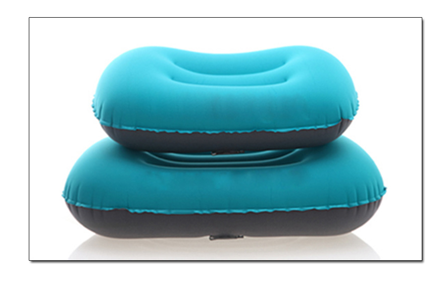 High Quality Outdoor Inflatable Compressible Memory Foam Travel Portable Camping Hiking soft  Inflatable Camping Pillow