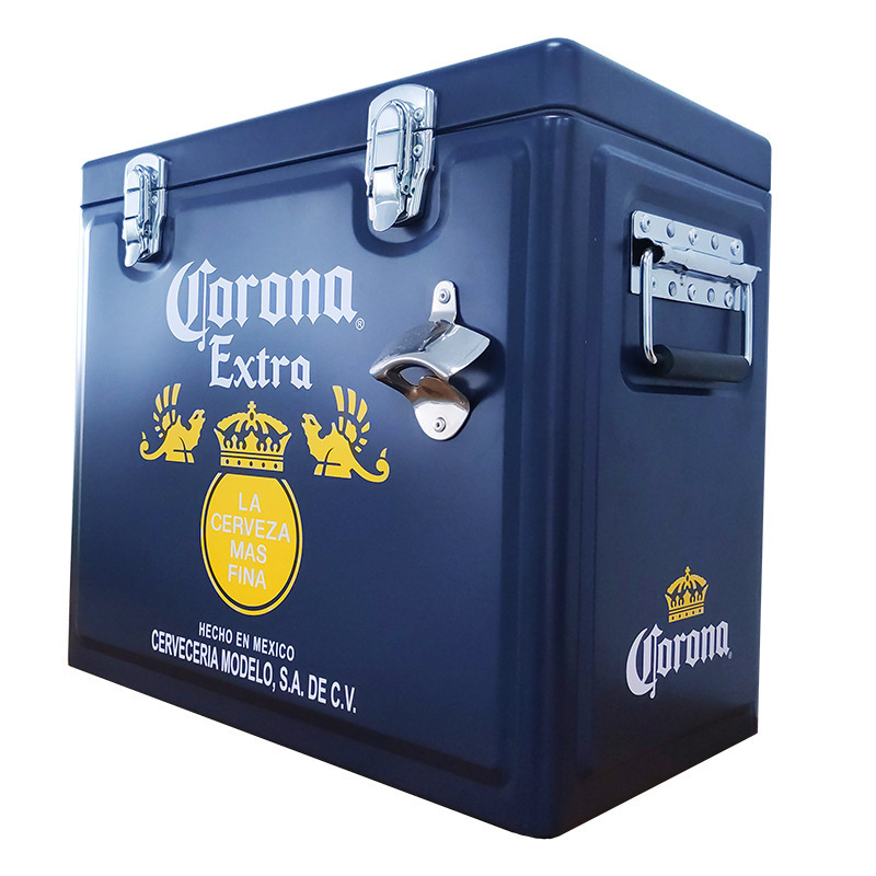 Hot Sale 25L Portable Vintage Extra Metal Beer Ice Cooler Box Buckets