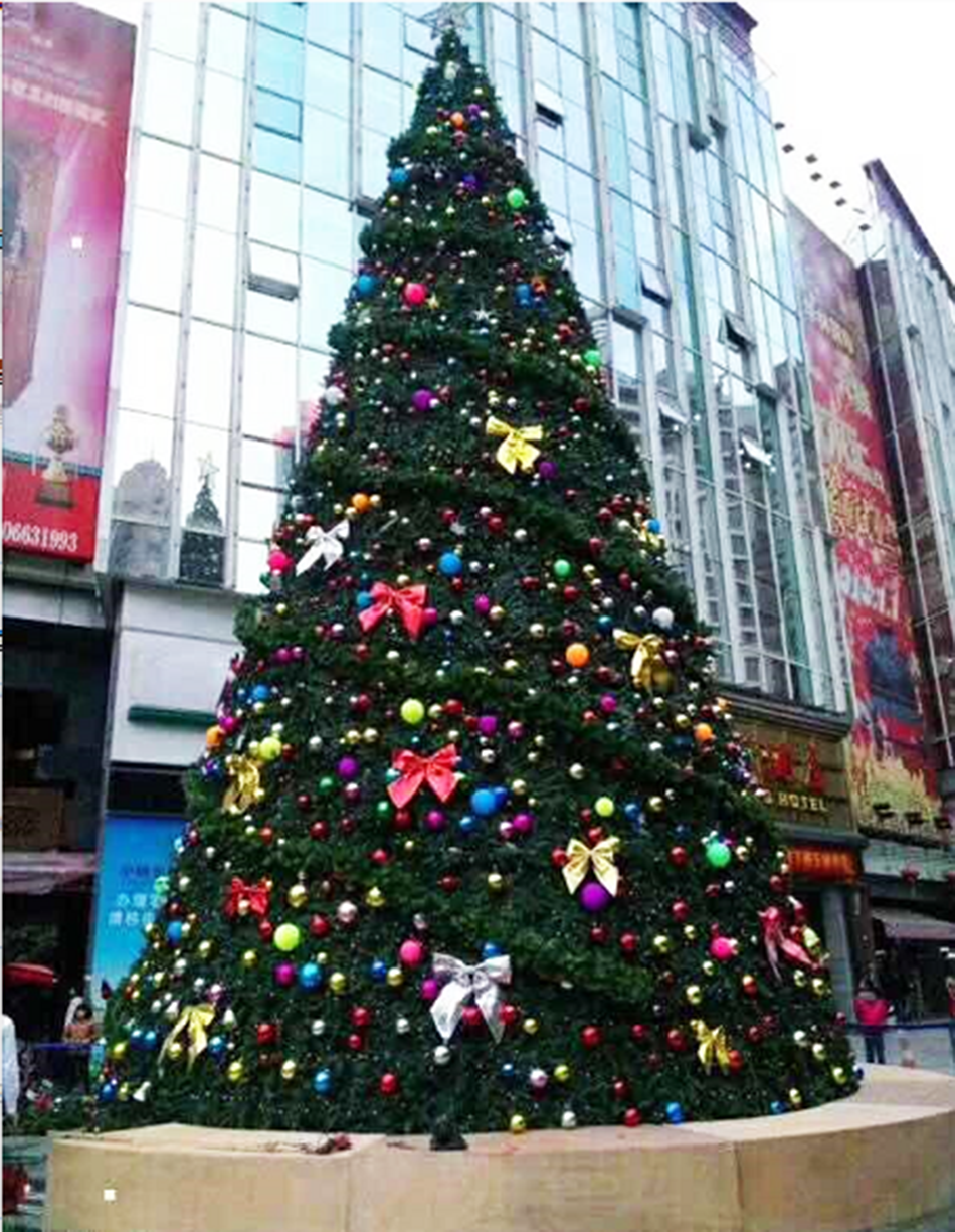 Wholesale 3m 6m 12m 5 Meters Outdoor Large Giant PVC Artificial Christmas Tree