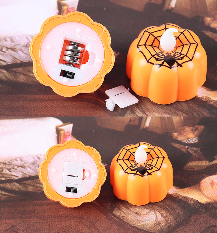 2020 Newest Pumpkin Light LED Pumpkin Candle Electric Candle Light Halloween Party Pumpkin Candle Light