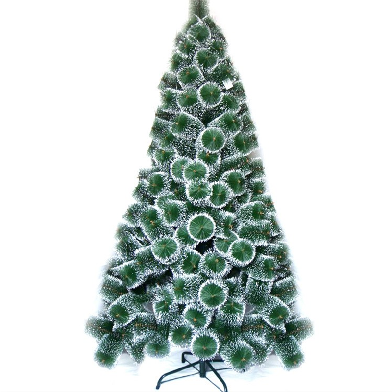 Yiwu Factory Christmas decoration PET pine needle snow effect christmas tree