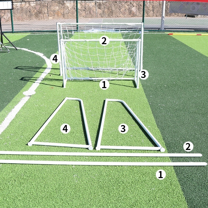 Factory Directly Sell Steel Metal Football Soccer Goals Professional Football Goal With Net