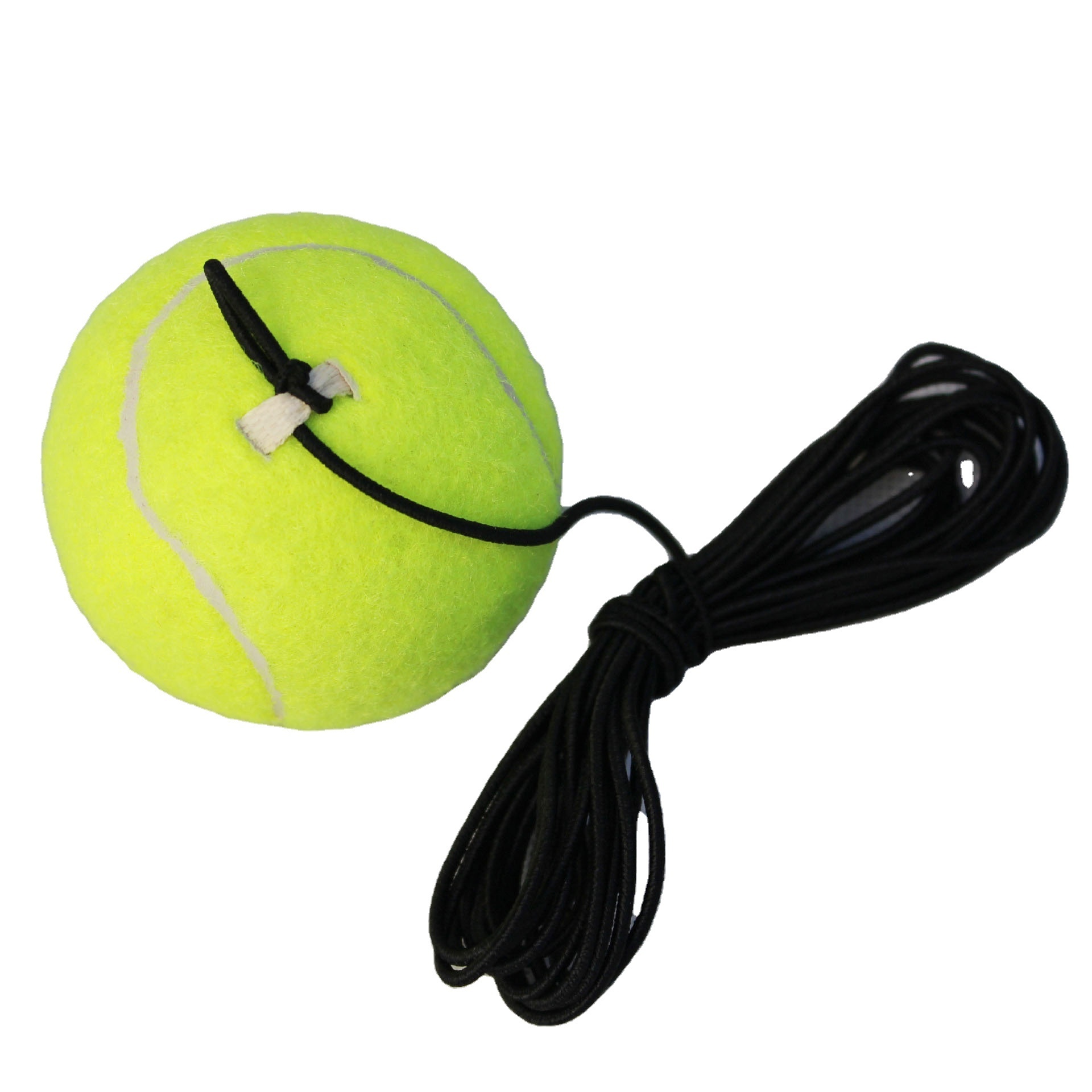 Hot Sale Tennis Balls Cricket Training  Partner Rebound Practice Tennis With Elastic Rope Rubber Ball For Beginner