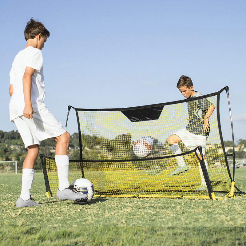 Customized And Durable Football Training Equipment Double-sided Soccer Goal Rebounder Soccer Goal Practice Net