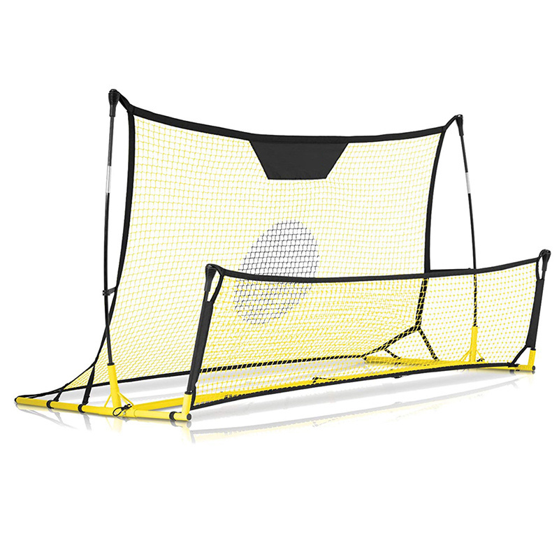 Customized And Durable Football Training Equipment Double-sided Soccer Goal Rebounder Soccer Goal Practice Net