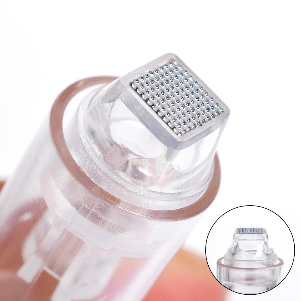 Replaceable Screw microneedle cartridge 9 12 24 36 42 pins 3d 5d Nano dermapen microneedling Needles