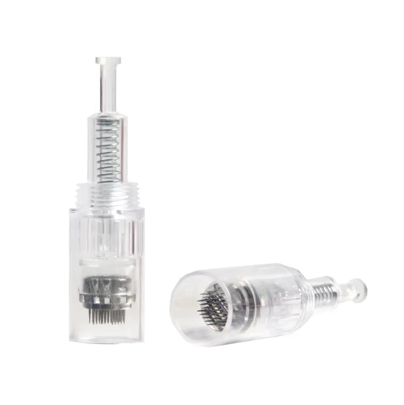 Replaceable Screw microneedle cartridge 9 12 24 36 42 pins 3d 5d Nano dermapen microneedling Needles