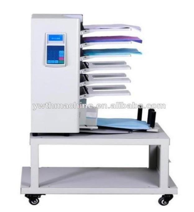 6 Trays Digital Paper Collating Machine With Table