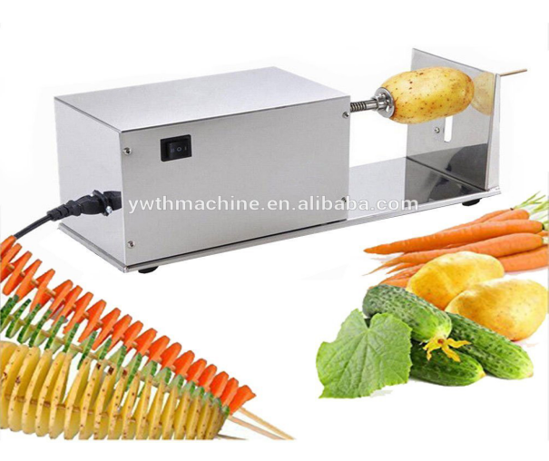 Electric Twisted Potato Chip Slicer Electric Spiral Potato Chipper