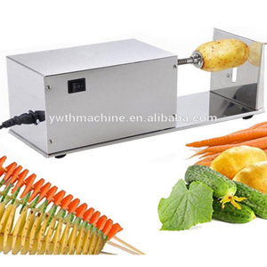 Electric Twisted Potato Chip Slicer Electric Spiral Potato Chipper