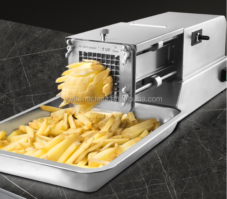 automatic fruit and vegetable cutting machine commercial electric potato slicer carrot dicer