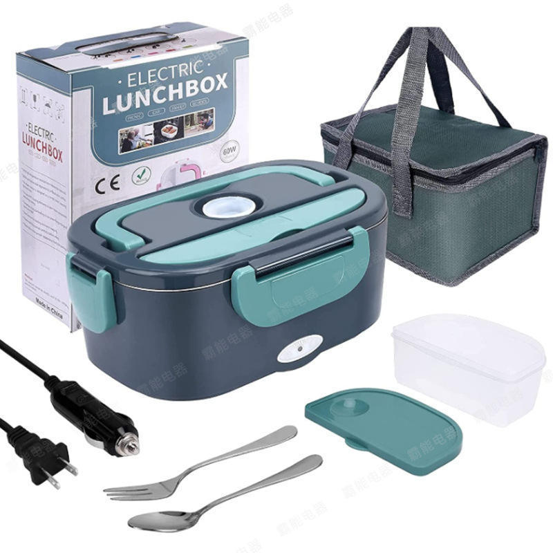 Best seller Stainless Steel Electric Lunchbox Food Warmer Lockable Electric Heating Lunch Box Mini Thermal Lunchbox