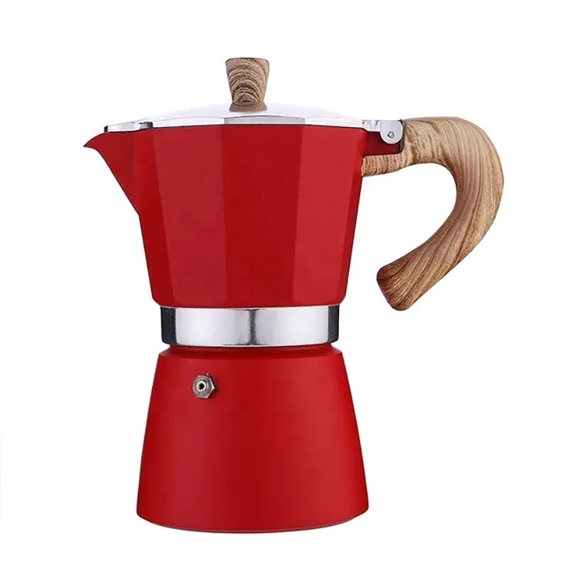 High quality Pot 3 cups coffee Aluminium Moka Coffee Percolator Coffee Maker