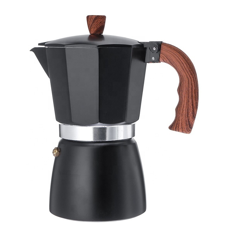 High quality Pot 3 cups coffee Aluminium Moka Coffee Percolator Coffee Maker