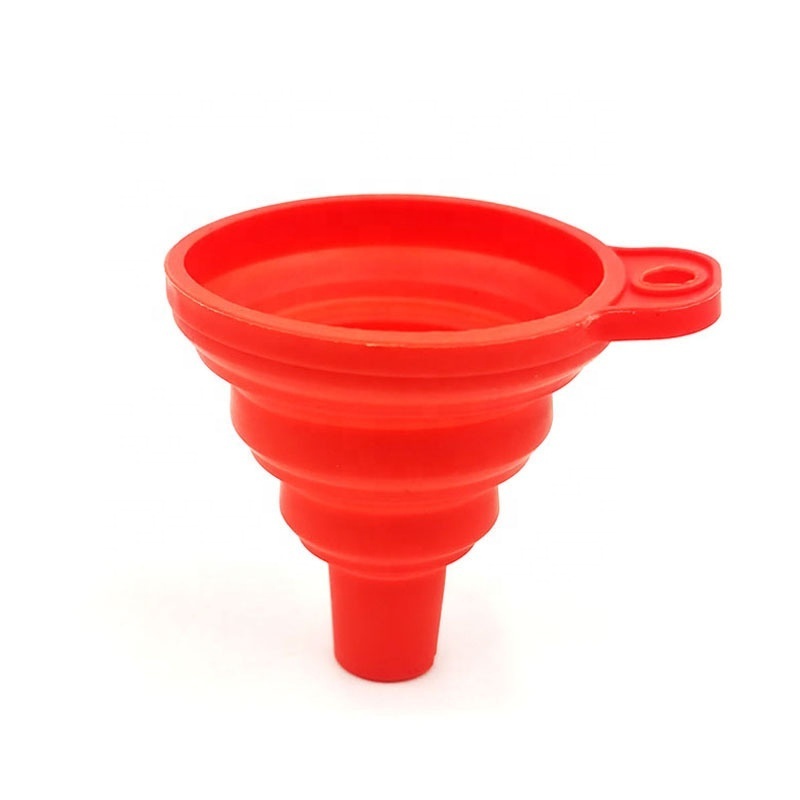 High Quality Silicone Collapsible Foldable Funnel