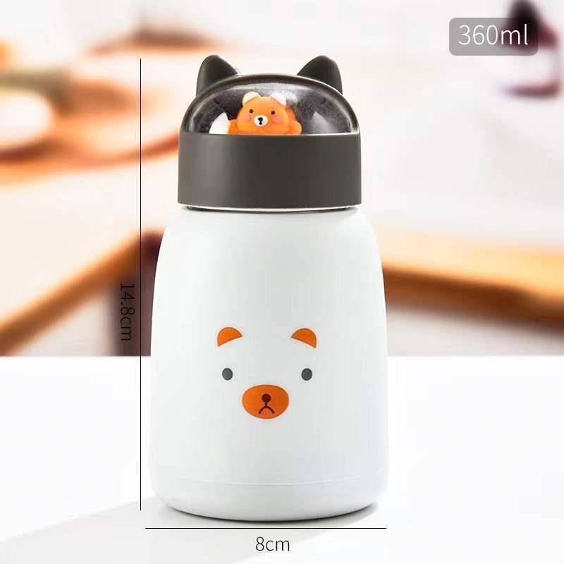 Cute pet animal student cute gift department store portable handy glass water cups cup pet design