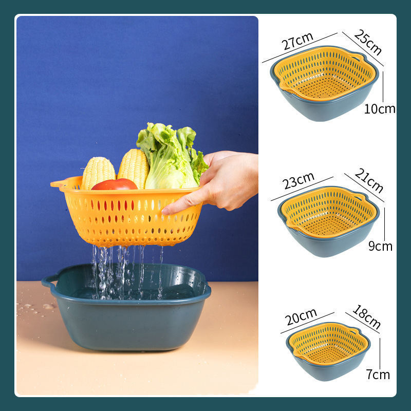 Kitchen Multi-layer Drain Basket 6-piece Kitchen Drain Basket, High-quality Colander Hot-selling Sink Drain Basket Set 6pcs