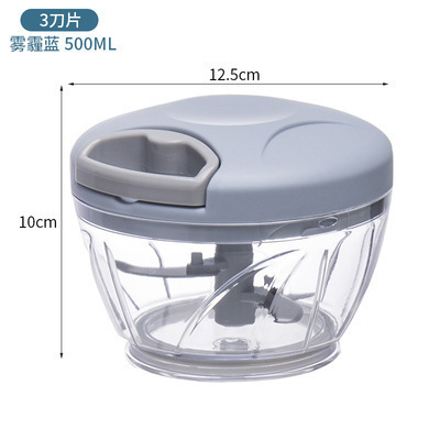 Portable Manual Vegetable Slicer Garlic Onion Vegetable Salad Pepper Food Chopper