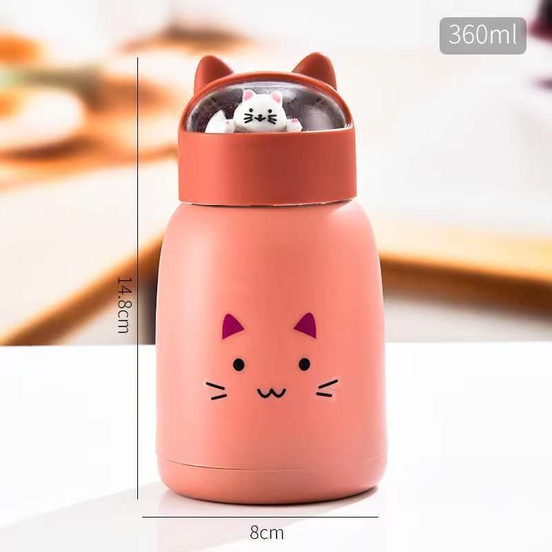 Cute pet animal student cute gift department store portable handy glass water cups cup pet design