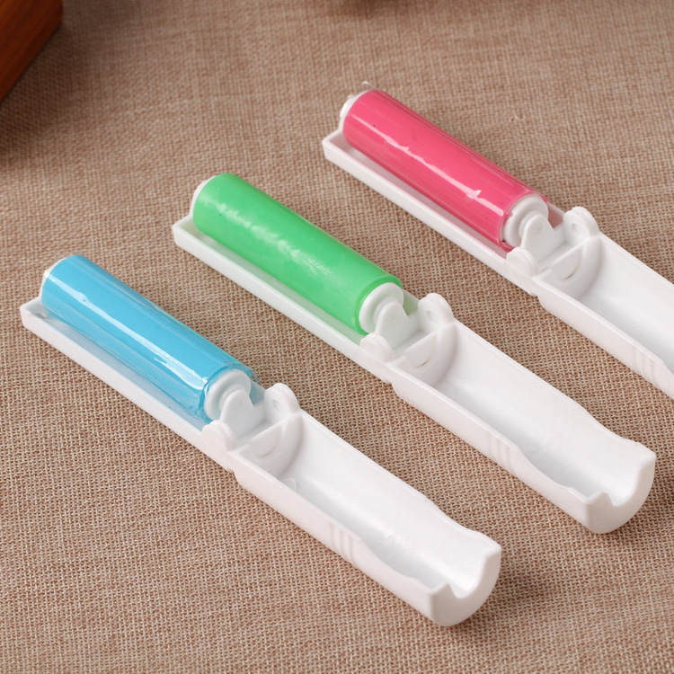 Foldable Brush Lint Sticky Rollers Travel hair adhesive Cloth roller dust hair removal brush roll washable Lint Roller