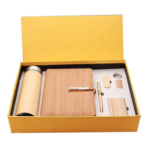 New Ideas For Small Business 2024 Unique Products To Sell Online 6 IN 1 Bamboo Gift Sets Corporate Items For Marketing