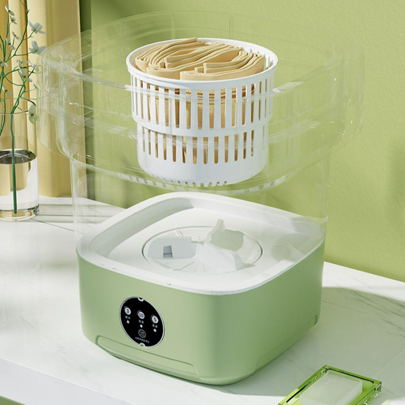 In stock  Home travel single tub laundry washer electric foldable folding portable mini washing machine