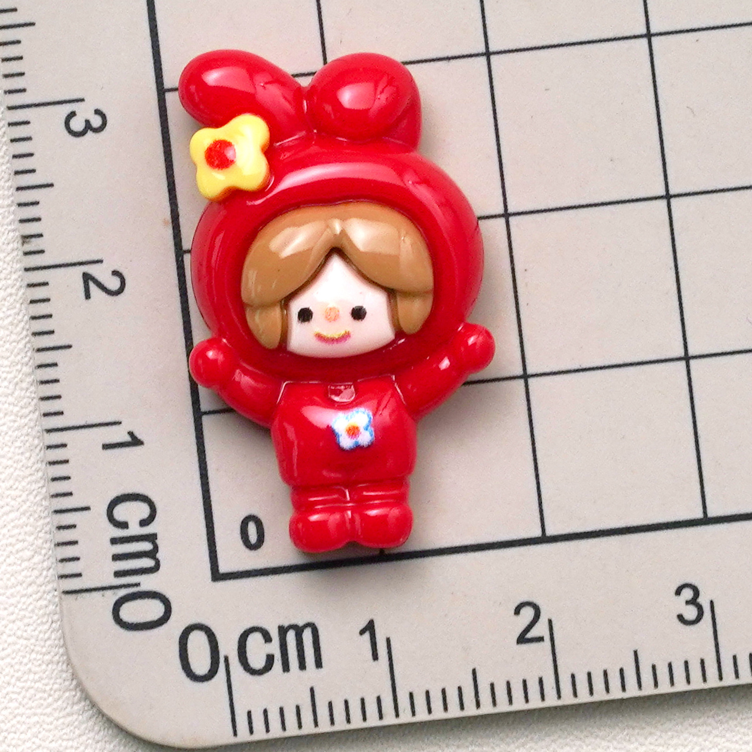 Kawaii cartoon character flatback accessories for resin pencil case cream glue DIY bag hanging cell phone chain pendant decor