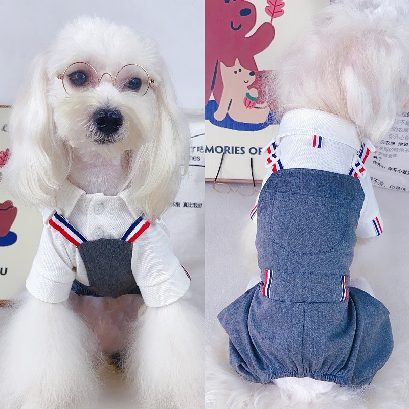 Spring Autumn Hot England Style Yorkshire Pomeranian Pants Dog Dress Clothes XS Dog Clothes Dogs  Accessories Pet Clothes