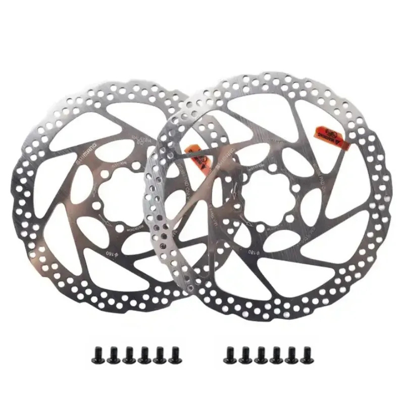 SHIMANO DEORE SM-RT56 Brake Rotor 160MM 180MM Mountain Bicycle Hydraulic Disc Brake Rotors with 6 Bolts for Resin Pad Bike Parts