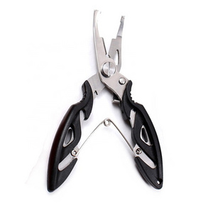 Multifunctional Fishing Plier Camping Secure Multi Tool Lip Grips Tackle Fish Tools bent nose fishing plier