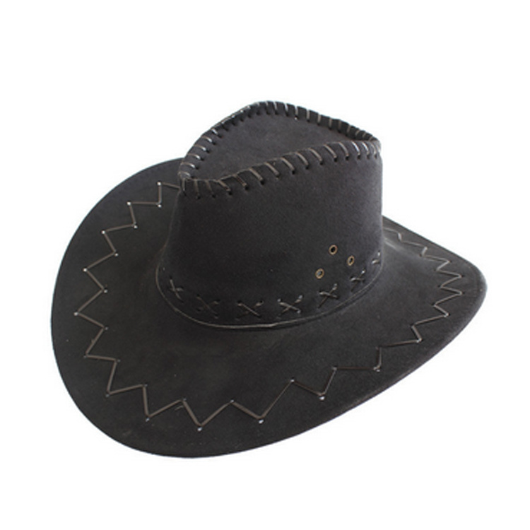 Factory Pink Suede Leather Adult Plain Custom American Western Mens Cowboy Hats